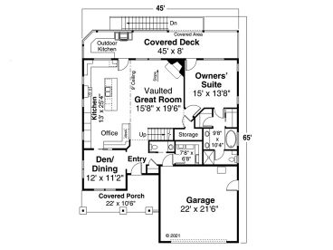 1st Floor Plan, 051H-0339