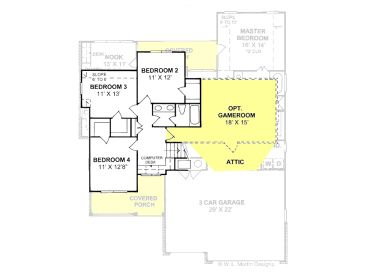 2nd Floor Plan, 059H-0061