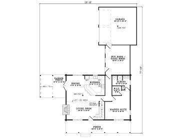 1st Floor Plan, 025L-0026