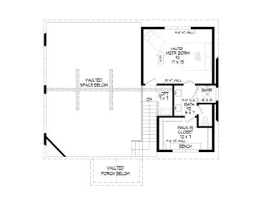 2nd Floor Plan, 062H-0350