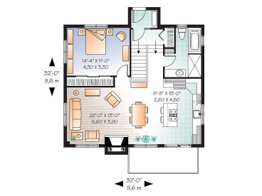 Floor Plan, 027H-0290
