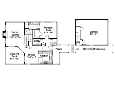 1st Floor Plan, 051H-0147