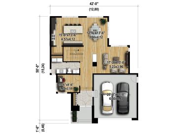 1st Floor Plan, 072H-0226