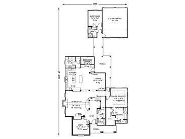 1st Floor Plan, 054H-0002