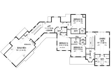2nd Floor Plan, 019H-0202