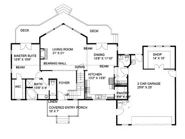 1st Floor Plan, 012H-0191