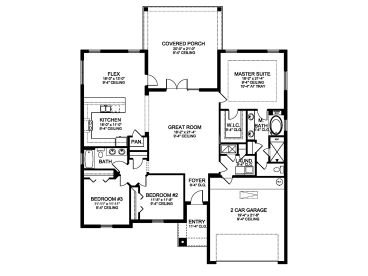 Floor Plan, 064H-0074