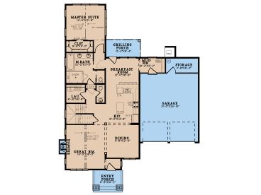 1st Floor Plan, 074H-0247
