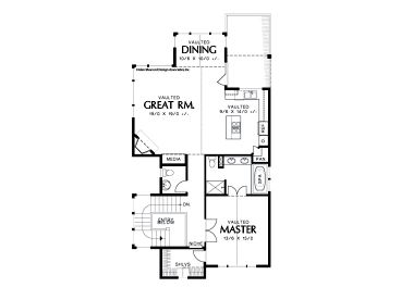 2nf Floor Plan, 034H-0056