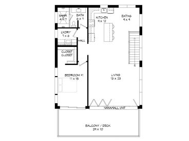 2nd Floor Plan, 062G-0184