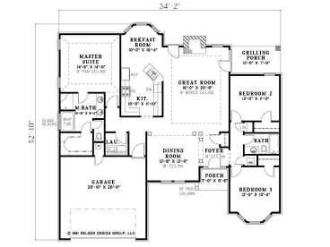 Floor Plan, 025H-0038