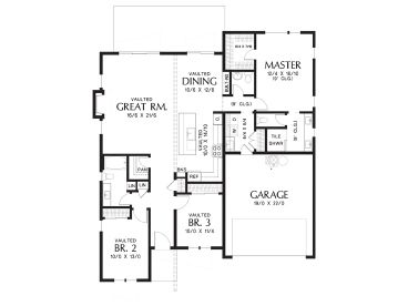 Floor Plan, 034H-0448