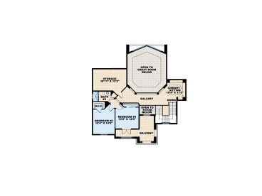 2nd Floor Plan, 040H-0004