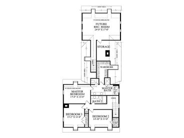 2nd Floor Plan, 063H-0153