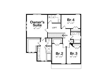 2nd Floor Plan,  031H-0382