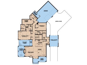 1st Floor Plan, 074H-0161