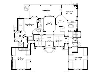 1st Floor Plan, 043H-0232