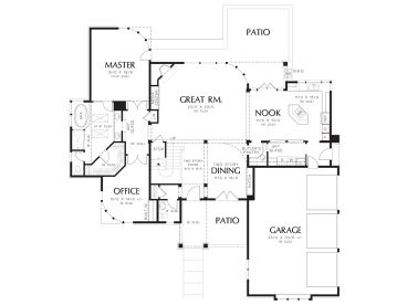 1st Floor Plan, 034H-0352
