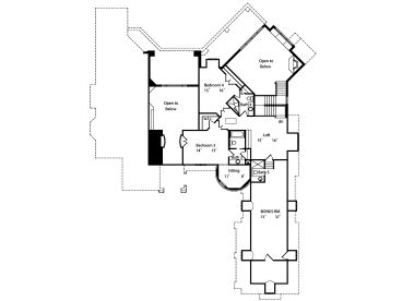 2nd Floor Plan, 043H-0219