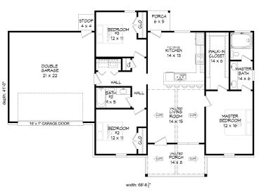 Floor Plan, 062H-0349