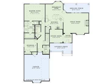 1st Floor Plan, 025H-0252