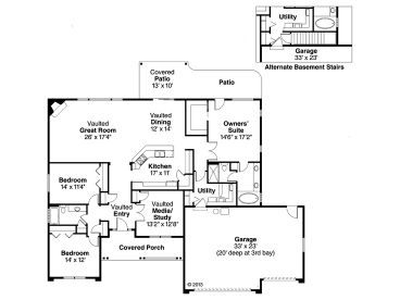 Floor Plan, 051H-0206