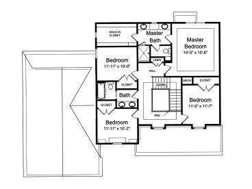 2nd Floor Plan, 046H-0155