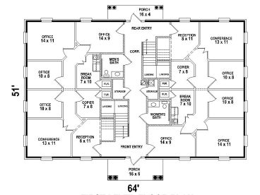 1st Floor Plan, 006C-0060