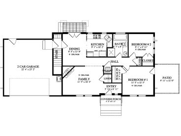 Floor Plan, 065H-0092