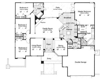 Floor Plan, 043H-0083