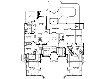 1st Floor Plan, 043H-0233