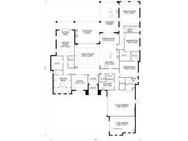 Floor Plan, 070H-0105