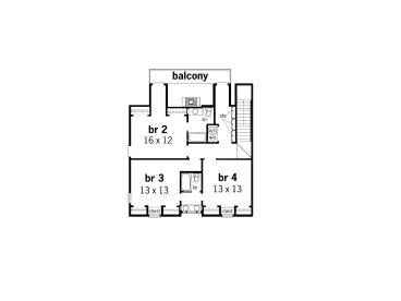 2nd Floor Plan, 021H-0176