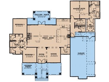 1st Floor Plan, 074H-0157