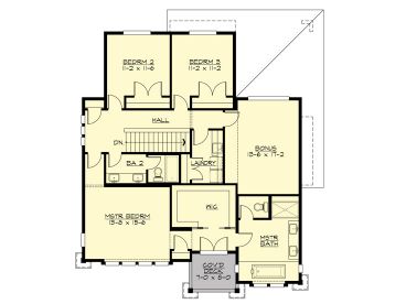 2nd Floor Plan, 035H-0121