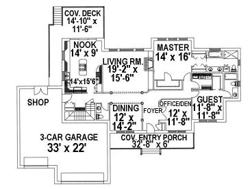Floor Plan, 012H-0078