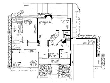 Floor Plan, 057H-0008
