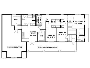 2nd Floor Plan, 012H-0297