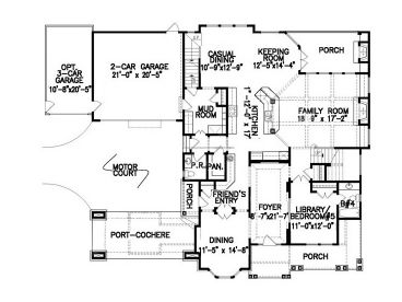 1st Floor Plan, 084H-0032