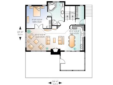 1st Floor Plan, 027H-0116