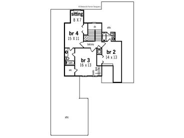 2nd Floor Plan, 021H-0167