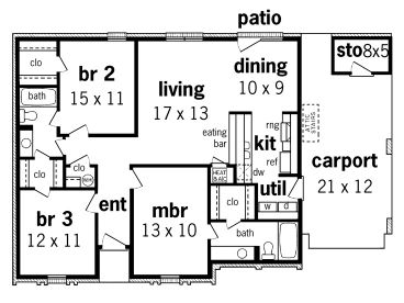 Floor Plan, 021H-0020