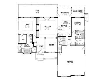 1st Floor Plan, 014H-0076