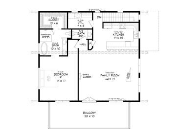 2nd Floor Plan, 062H-0345