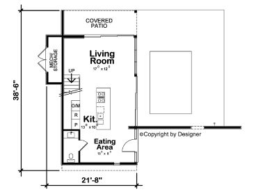 1st Floor Plan, 031H-0531