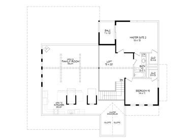 2nd Floor Plan, 062H-0416