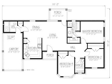 Floor Plan, 068H-0022