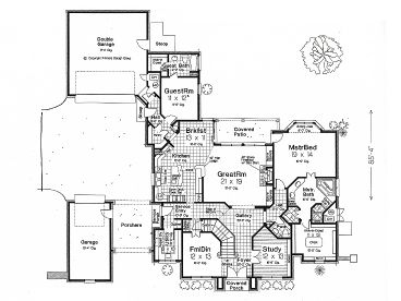 1st Floor Plan, 002H-0095