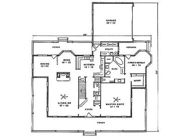 1st Floor Plan, 004H-0087