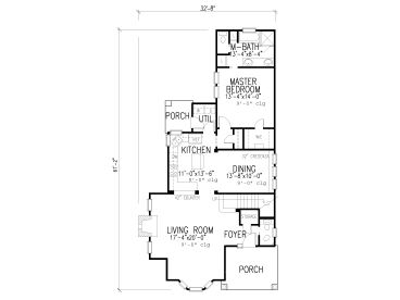 1st Floor Plan, 054H-0143